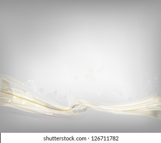 Abstract modern background with golden waves. Ai10eps. File contains transparency effects and gradient mesh.