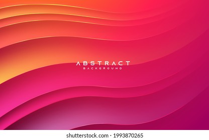 Abstract modern background gradient color wavy light and shadow decoration
