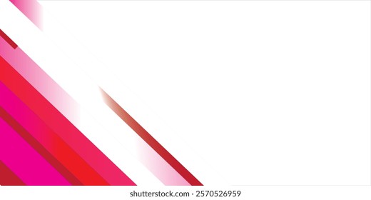 Abstract modern background gradient color. Red and white gradient with stylish line and square decoration for presentation design.