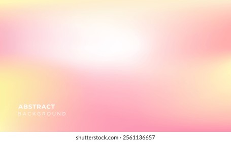 Abstract modern background of gradient mesh. Blurred abstract yellow pink colored background. Colorful gradient for covers, wallpapers, branding, social media template