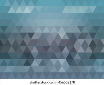 Abstract modern background with gray and blue triangles