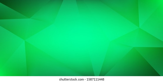 Abstract .Modern background. Green polygon background. vector.