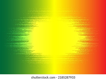 Abstract modern background . green, yellow and red gradient with halftone decoration. Rasta Concept.