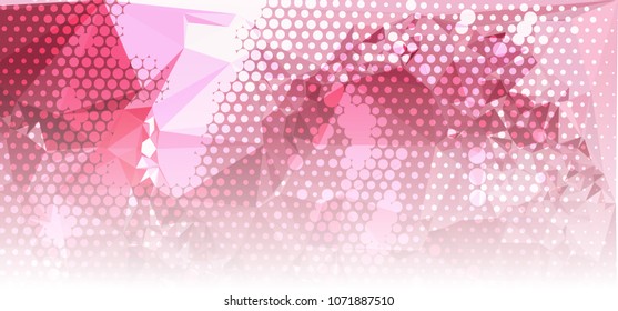 Abstract modern background for horizontal banner, texture, flyer, layout, postcard. Vector clip art
