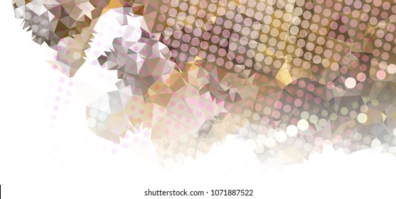 Abstract modern background for horizontal banner, texture, flyer, layout, postcard. Vector clip art