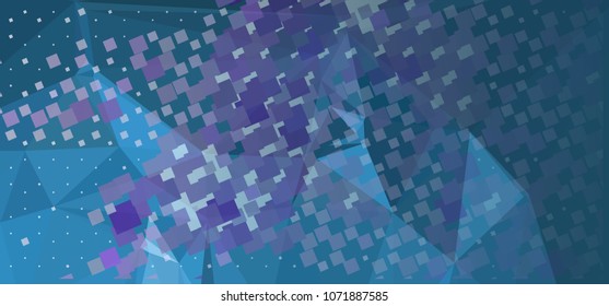 Abstract modern background for horizontal banner, texture, flyer, layout, postcard. Vector clip art