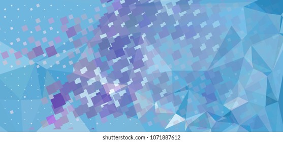 Abstract modern background for horizontal banner, texture, flyer, layout, postcard. Vector clip art