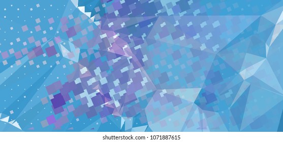 Abstract modern background for horizontal banner, texture, flyer, layout, postcard. Vector clip art