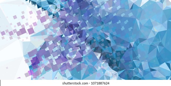Abstract modern background for horizontal banner, texture, flyer, layout, postcard. Vector clip art