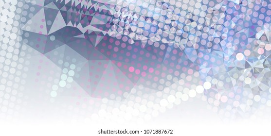 Abstract modern background for horizontal banner, texture, flyer, layout, postcard. Vector clip art