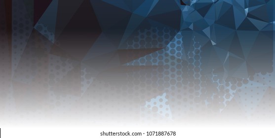 Abstract modern background for horizontal banner, texture, flyer, layout, postcard. Vector clip art