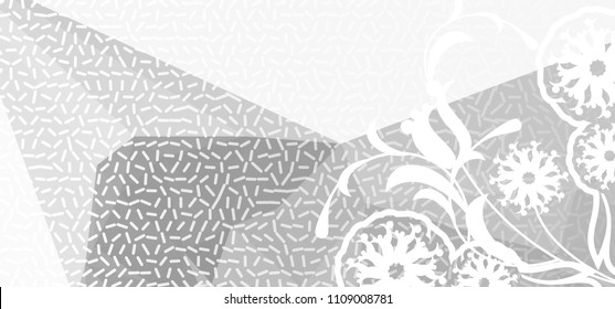 Abstract modern background for horizontal banner, texture, flyer, layout, postcard. Vector clip art