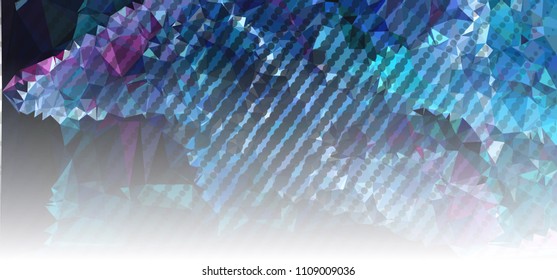 Abstract modern background for horizontal banner, texture, flyer, layout, postcard. Vector clip art