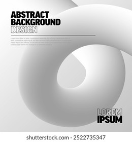 Abstractas fondo moderno con tubo blanco claro y lugar para su contenido. Volante Abstractas Encabezado de Anuncio Plantilla de Estado de redes sociales