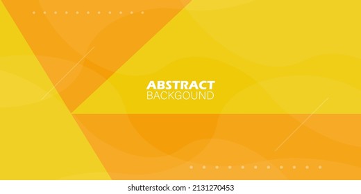 abstract modern background with lines and shadow. yellow and orange template design. bright poster, banner and business card . vector eps10