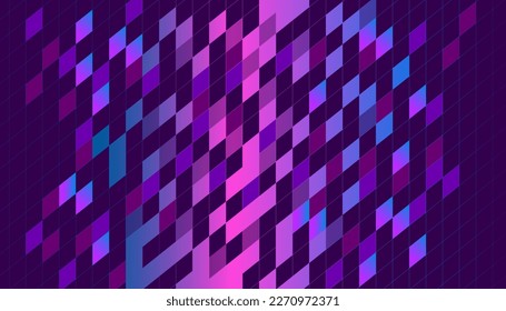 Abstract modern background with many squares