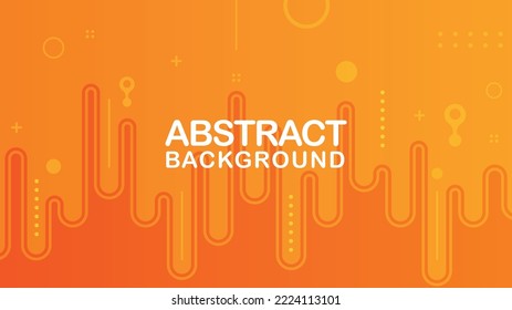 Abstract Modern Background with Memphis Element