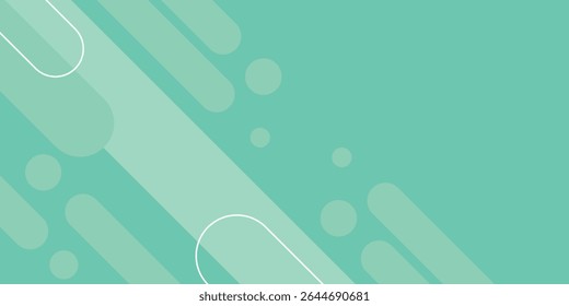 Abstract Modern Background with Memphis Element and Blue Gradient Color