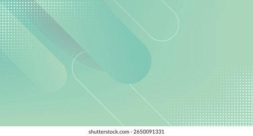 Abstract Modern Background with Memphis Element and Blue Gradient Color
