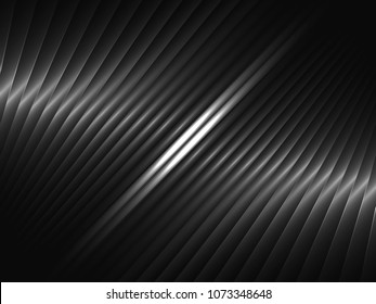 Abstract modern background with metal strips. Vector illustration