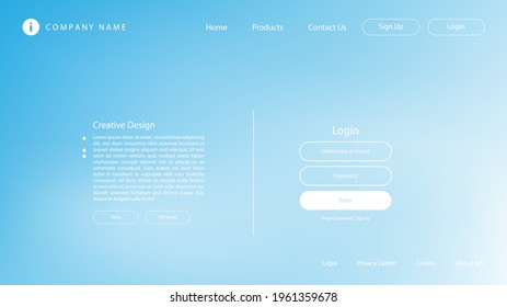 Abstract Modern Background with Pastel Color and Blur Effect for Website Landing Page.