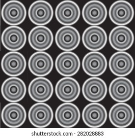 Abstract modern background pattern black and white circles