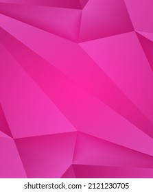 Abstract .Modern background. Pink polygon background. vector.