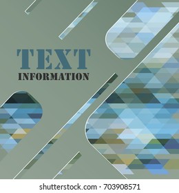 Abstract modern background with a place for text.