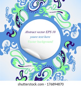 Abstract modern background with place for your text. Vector.
