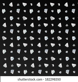 Abstract modern background with polygonal seamless pattern