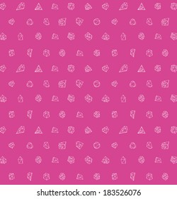 Abstract modern background with polygonal seamless pattern