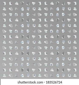Abstract modern background with polygonal seamless pattern