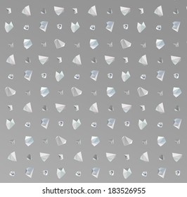 Abstract modern background with polygonal seamless pattern