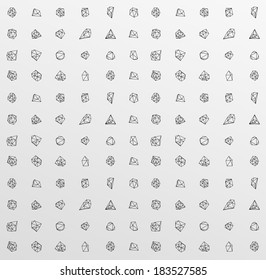 Abstract modern background with polygonal seamless pattern