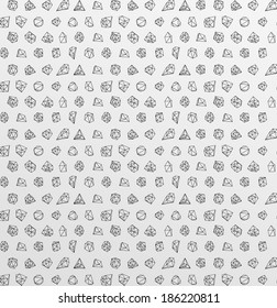 Abstract modern background with polygonal seamless pattern