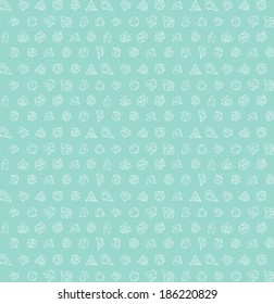 Abstract modern background with polygonal seamless pattern