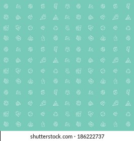 Abstract modern background with polygonal seamless pattern