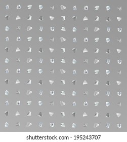 Abstract modern background with polygonal seamless pattern