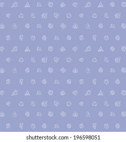 Abstract modern background with polygonal seamless pattern
