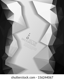 Abstract modern background with polygons.