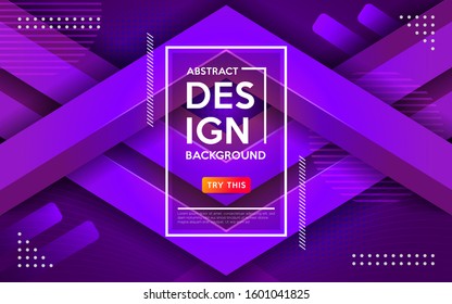 Abstract modern background with purple colorful geometry shape. Modern background template