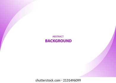 Abstract modern background Purple curve with white color. vector illustration