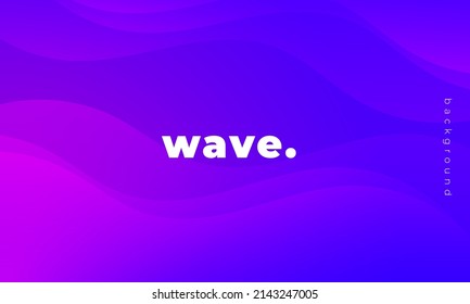 Abstract modern background with purple gradient color. Dynamic shapes composition. Vector illustration