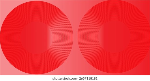 Abstract modern background red dynamic circle shapes and halftone dots. red gradient geometric shapes element. Suit for booklet, banner, cover, poster, flyer, website, brochure