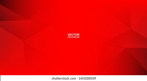 Abstract .Modern Background. Red Polygon Background. Vector.