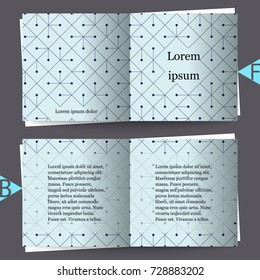 Abstract modern background with rhombus. Brochure template with abstract background. Eps10 Vector illustration
