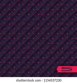 Abstract modern background with rhombus and dots. Eps10 Vector illustration