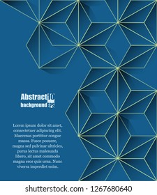 Abstract modern background with rhombus and dots. Eps10 Vector illustration