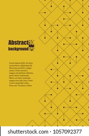 Abstract modern background with rhombus. Eps10 Vector illustration