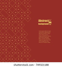 Abstract modern background with rhombus. Eps10 Vector illustration